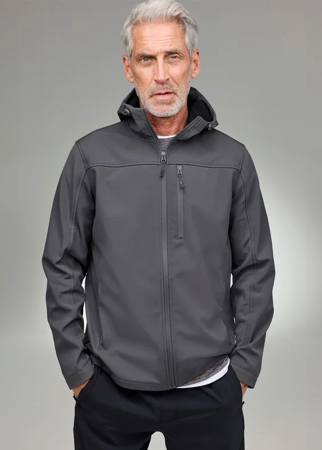 CT Active Washed Charcoal Soft Shell Windproof Jacket