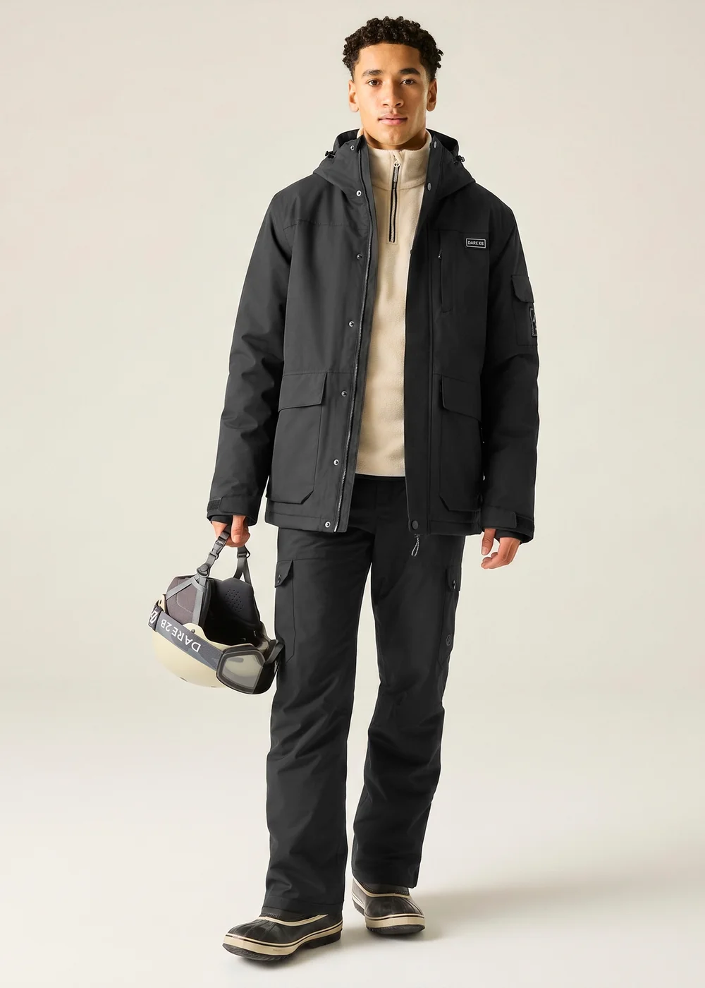 Dare 2b Black Twin Tip II Waterproof Jacket - L Image 3
