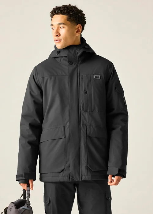 Dare 2b Black Twin Tip II Waterproof Jacket - L Image 1