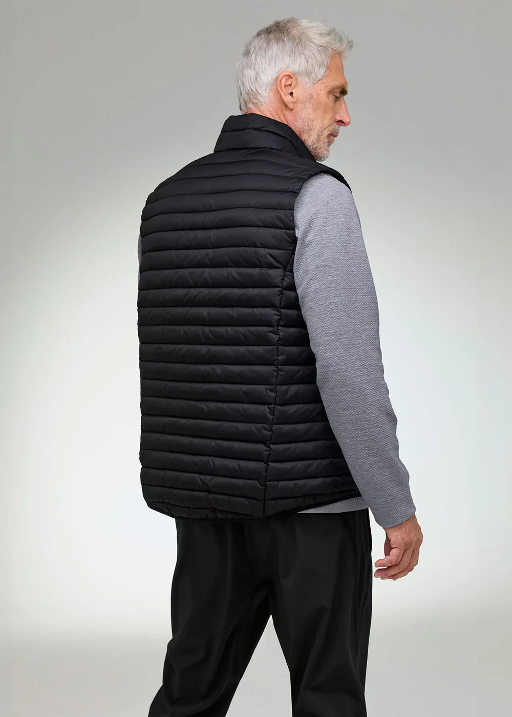 CT Active Black Quilted Showerproof Gilet With Pockets - 2XL Image 3