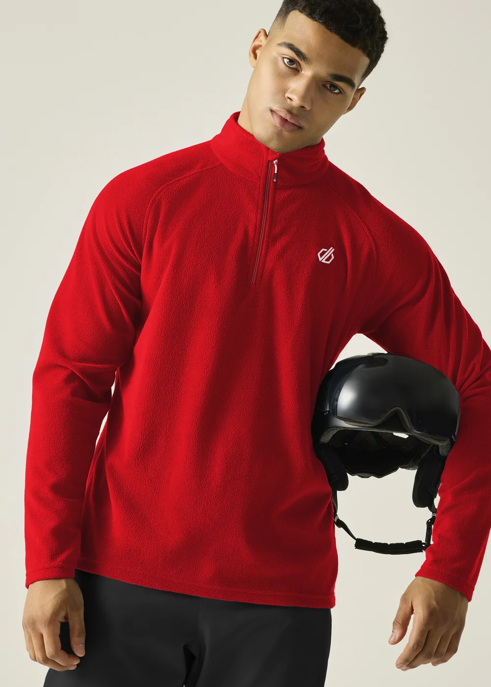 Dare 2b Red Freethink II Warm Half Zip Fleece - S Image 1