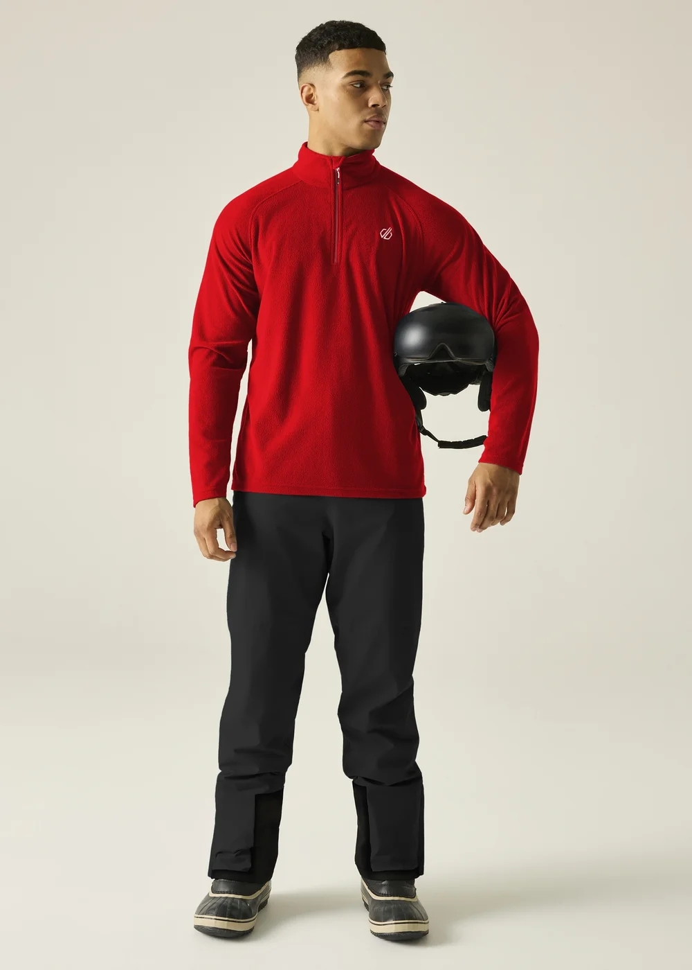 Dare 2b Red Freethink II Warm Half Zip Fleece - S Image 3