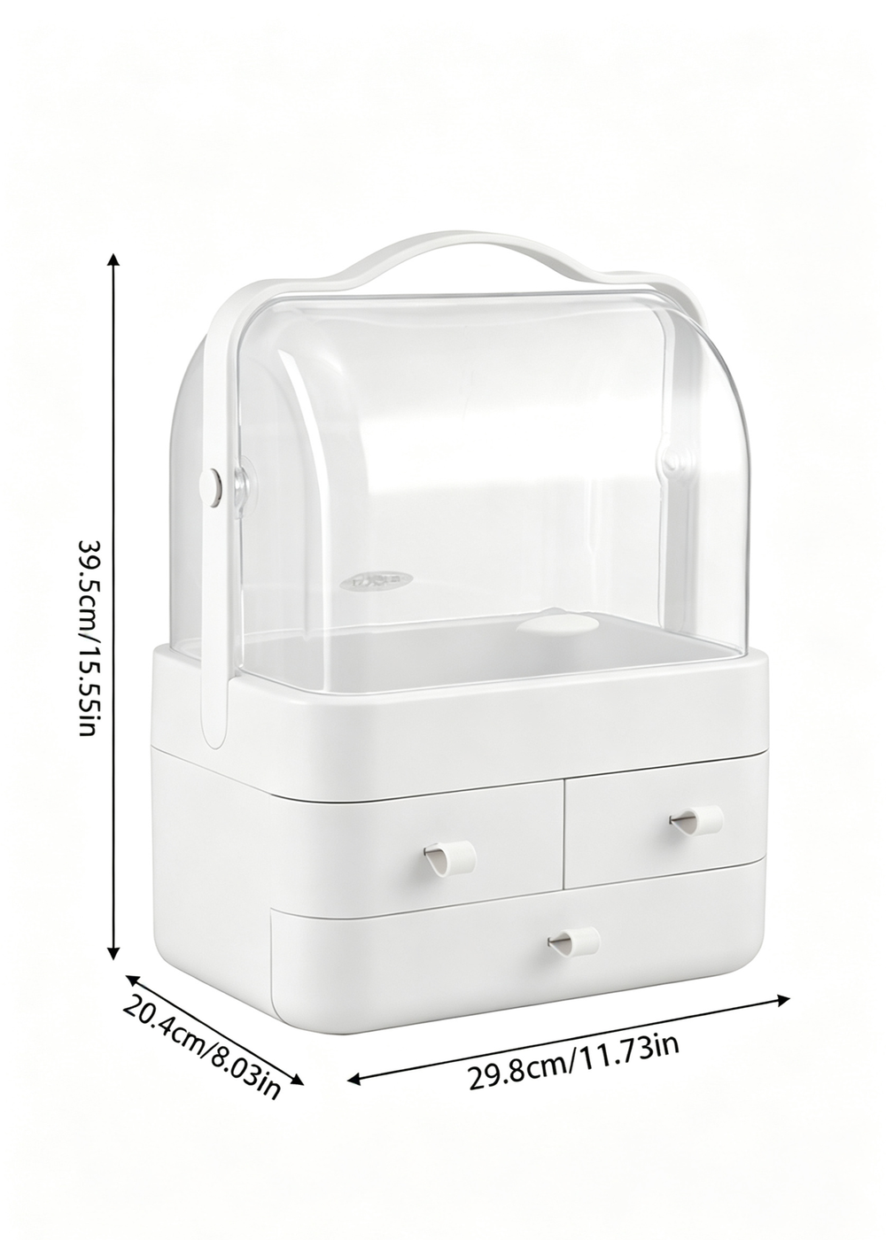 Lifeideas Portable Beauty Storage Box - One Size Image 2