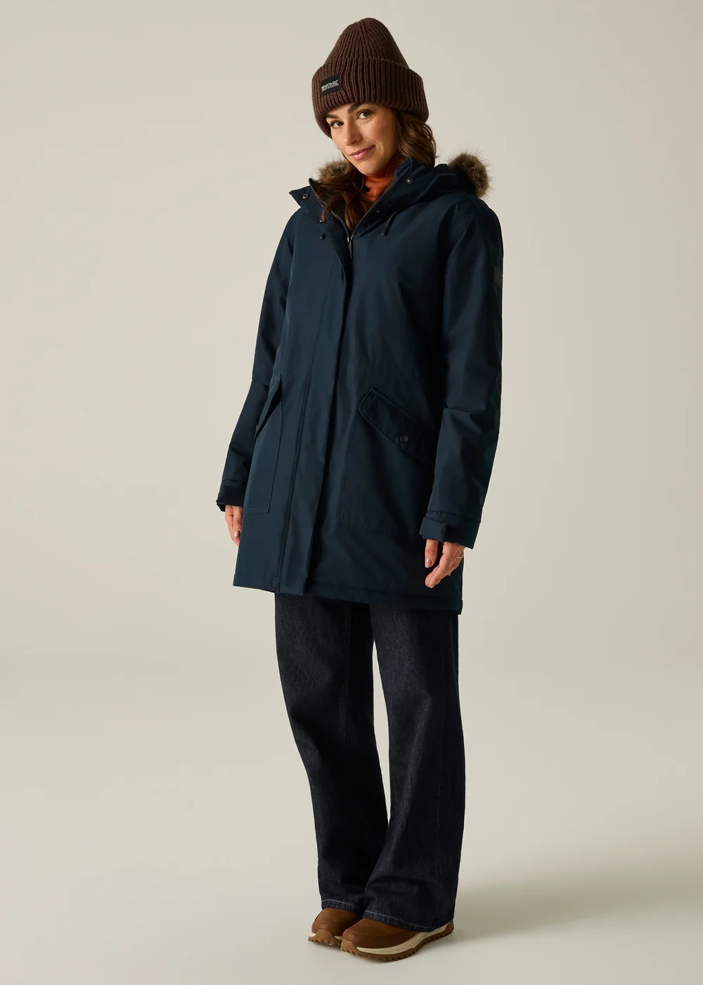 Regatta Navy Sophia Waterproof Insulated Jacket - 16 Image 5