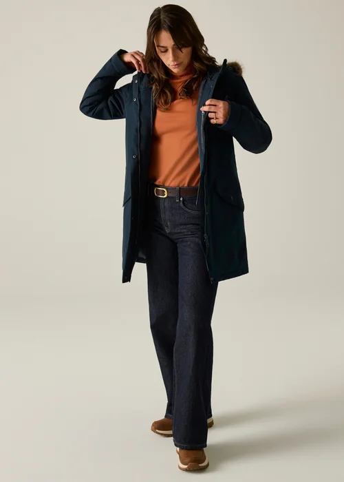 Regatta Navy Sophia Waterproof Insulated Jacket - 16 Image 3