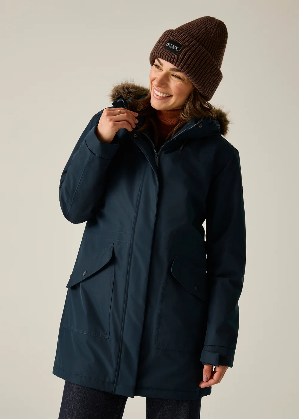 Regatta Navy Sophia Waterproof Insulated Jacket - 16 Image 1