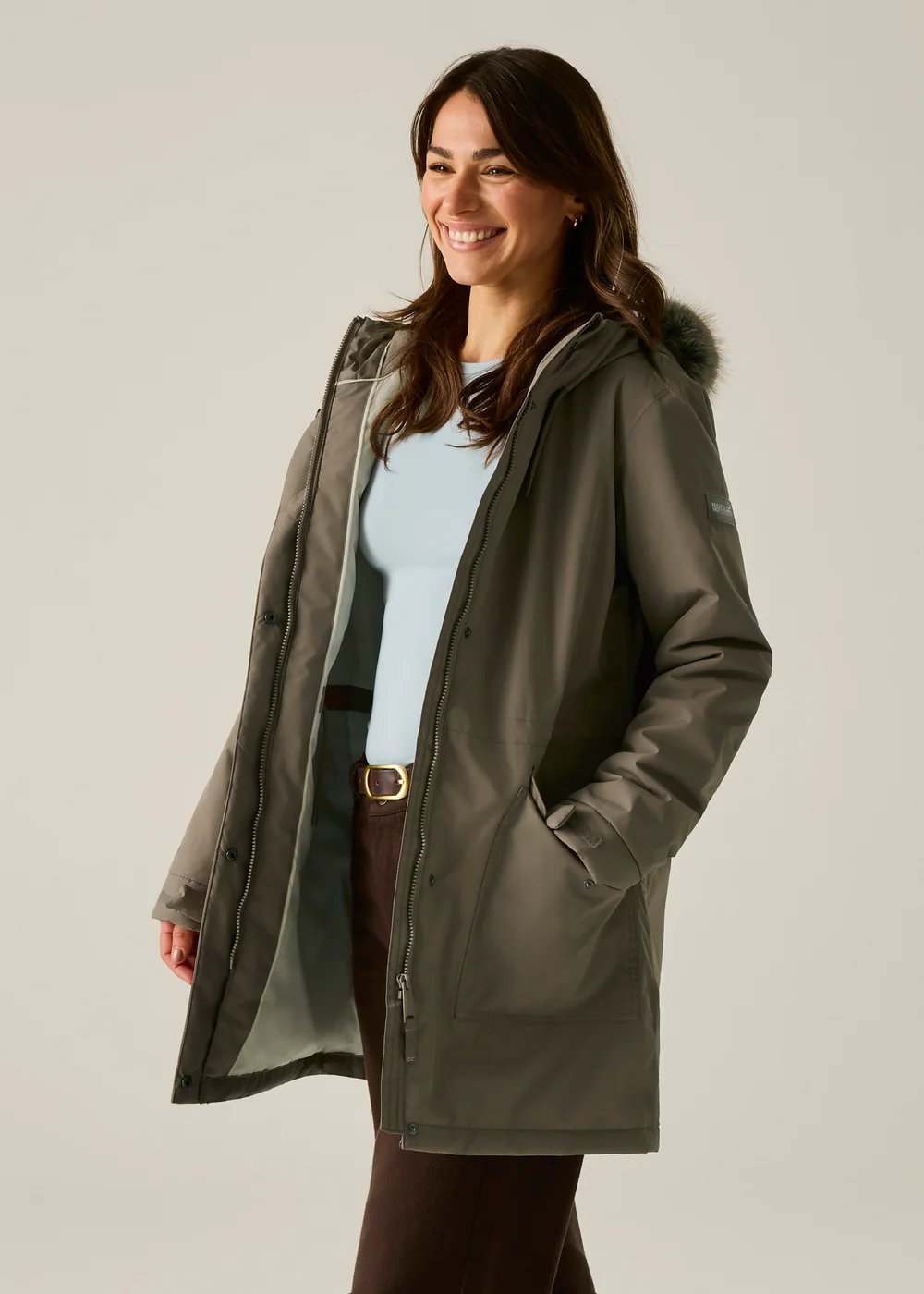 Regatta Mocha Sophia Waterproof Insulated Jacket - 14 Image 1