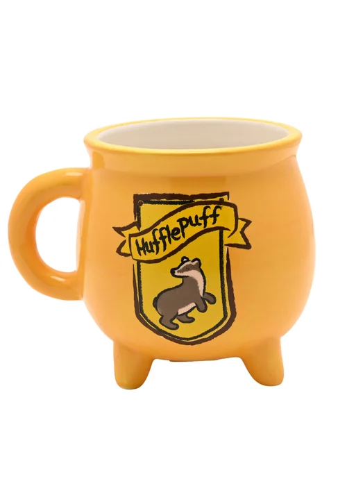 Harry Potter Back To Hogwarts Cauldron Mug - Hufflepuff - One Size Image 2