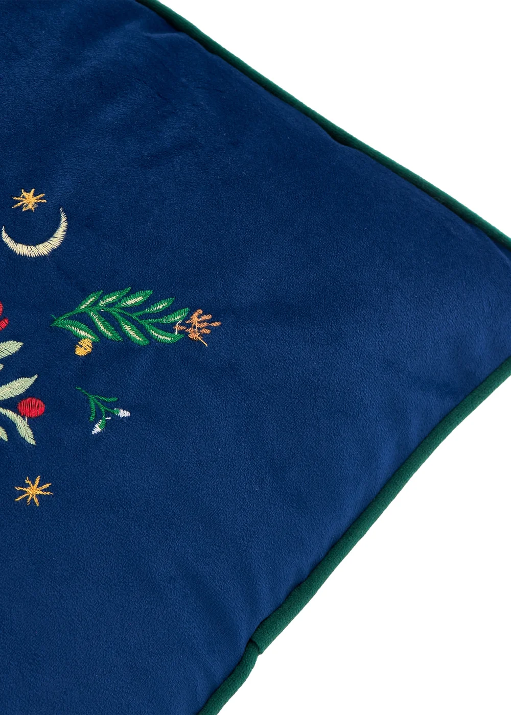 Furn Berry Woods 45x45 Velvet Cushion Navy - 45cm x 45cm Image 4