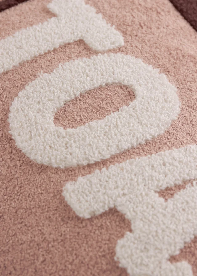 Furn Toasty 30x50 Boucle Cushion Pink/Chocolate