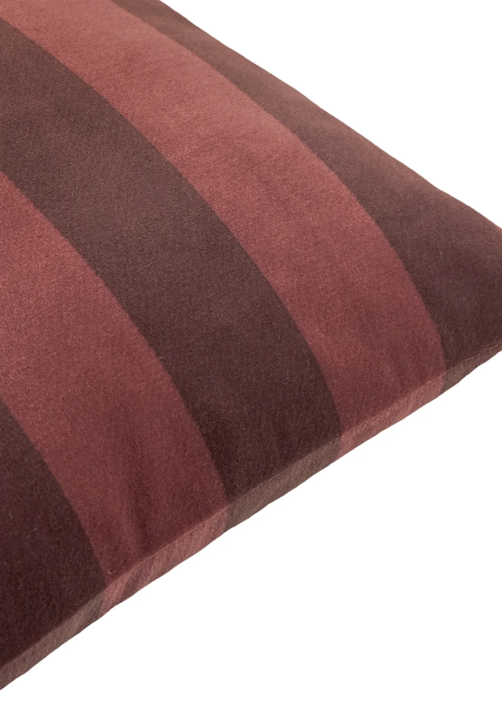 Furn The Ultimate Stripe 45x45 Jacquard Cushion Red Velvet - 45cm x 45cm Image 3