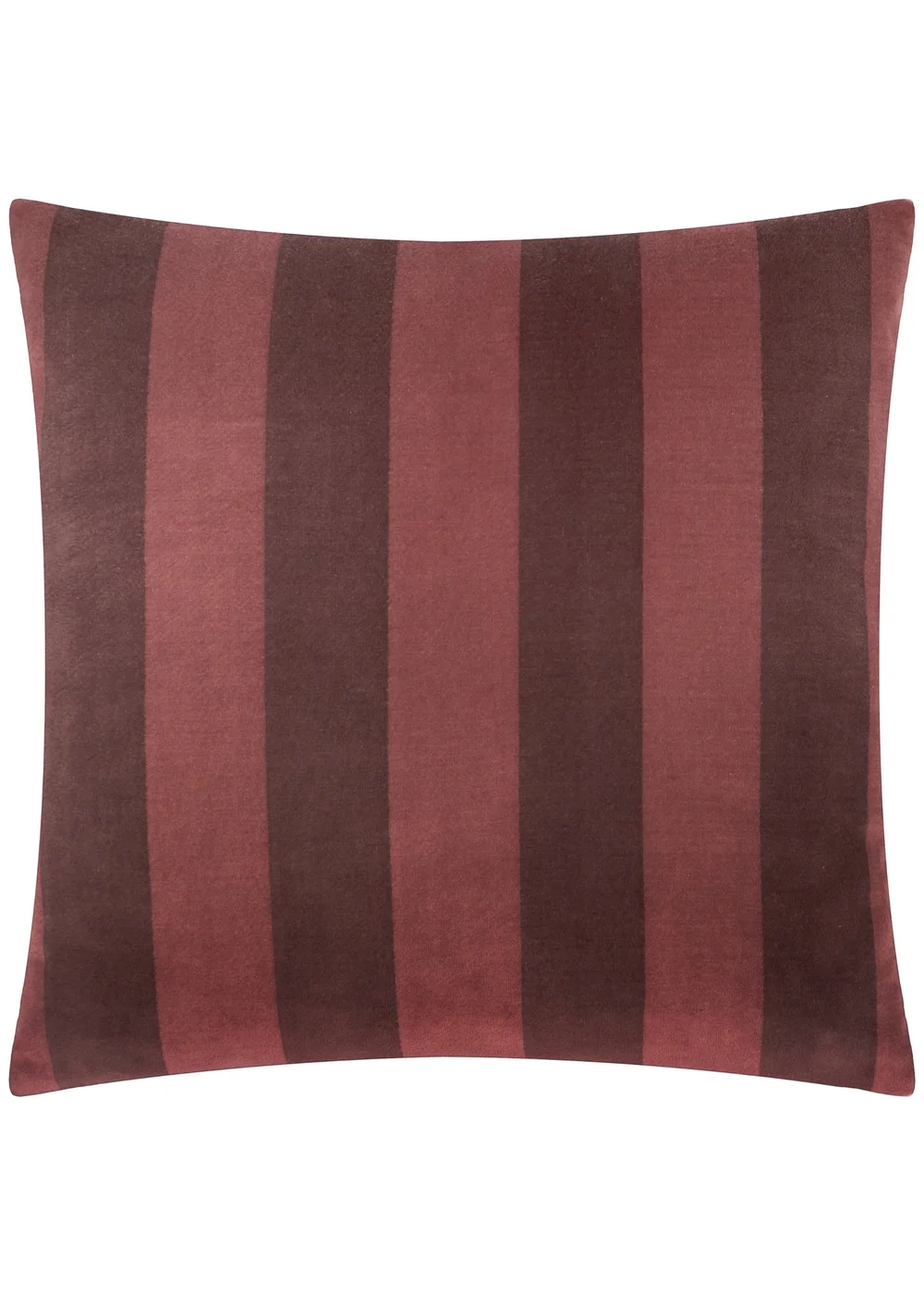 Furn The Ultimate Stripe 45x45 Jacquard Cushion Red Velvet - 45cm x 45cm Image 2