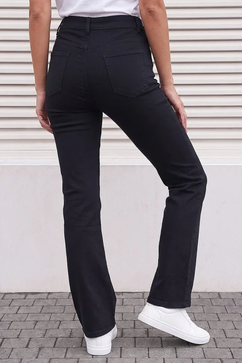 Roman Black Bootcut Stretch Jean - 14 Image 3