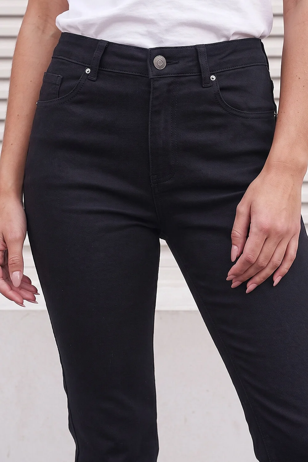 Roman Black Bootcut Stretch Jean - 14 Image 4