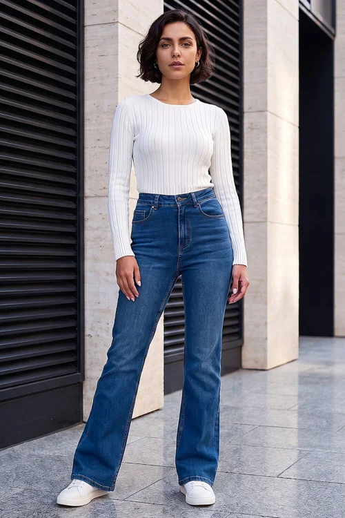 Roman Denim Bootcut Stretch Jean - 20 Image 2