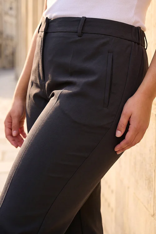 Roman Charcoal Curve Straight Leg Trouser - 16 Image 4