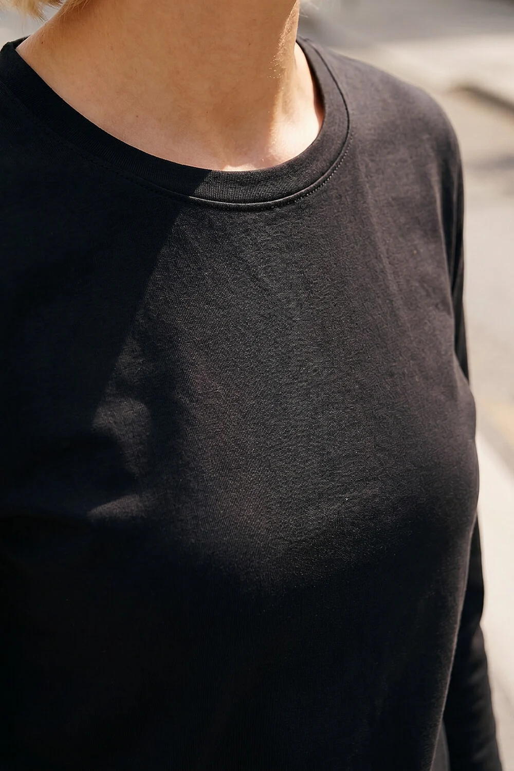 Roman Black Long Sleeve Jersey Top - 12 Image 4