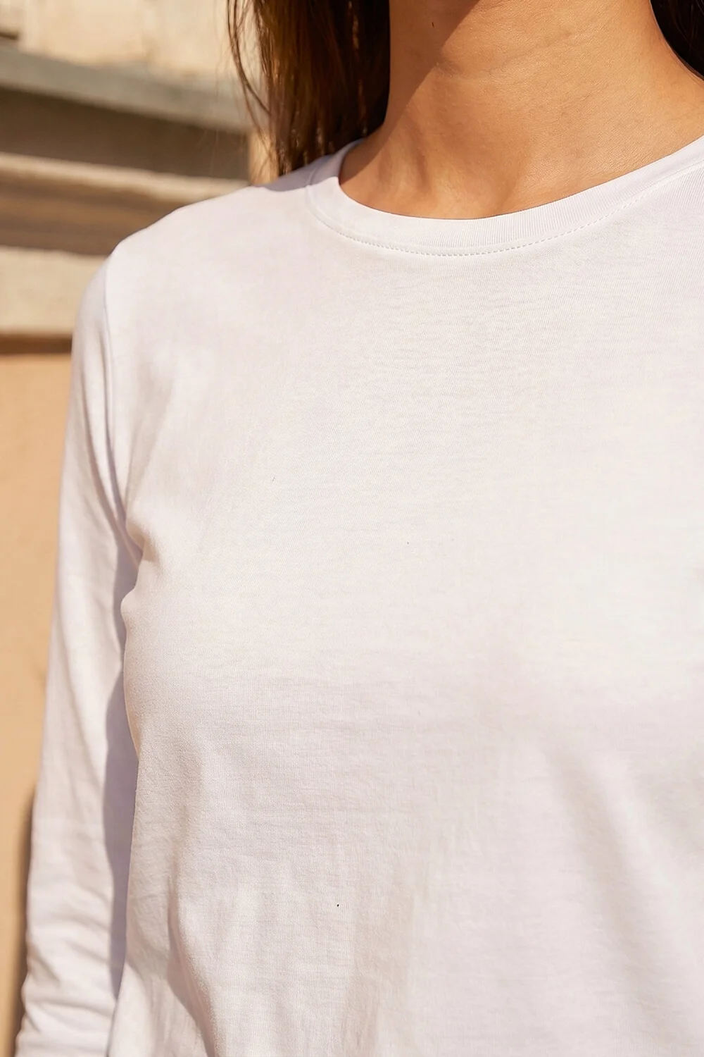 Roman White Long Sleeve Jersey Top - 20 Image 4