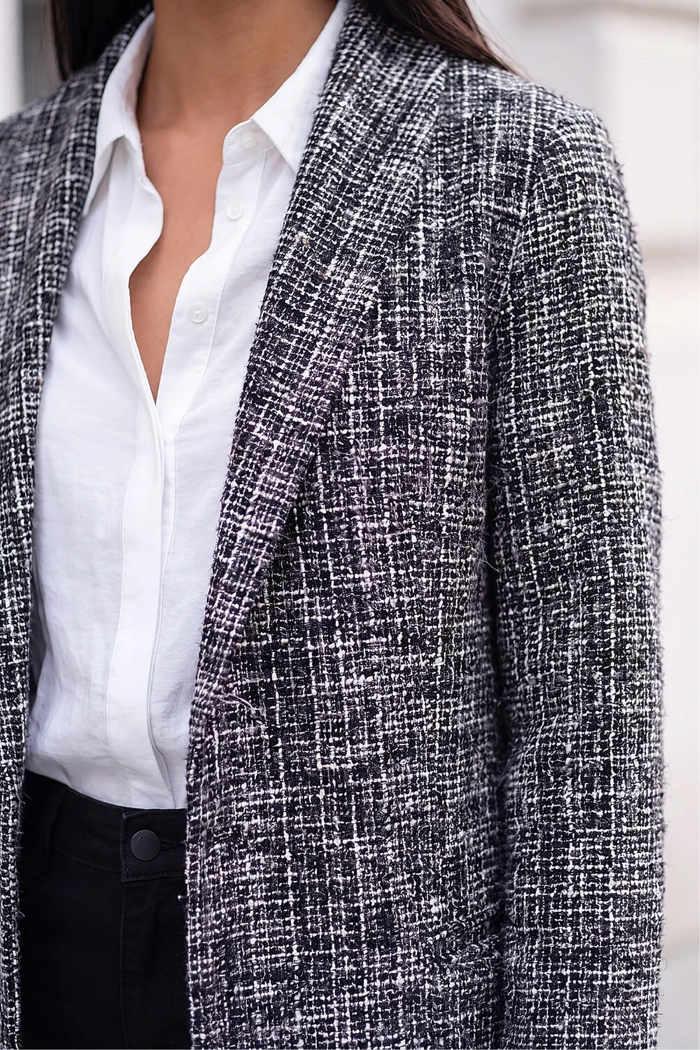 Roman Black Petite Boucle Jacket - 8 Image 4