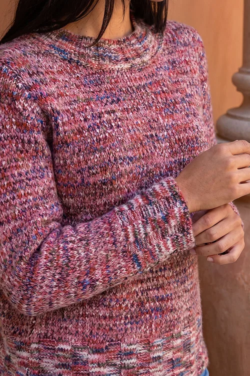 Roman Pink Petite Contrast Knitted Jumper - 12 Image 4