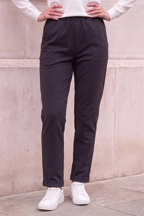 Roman Black Petite Ponte Trouser - 16 Image 1