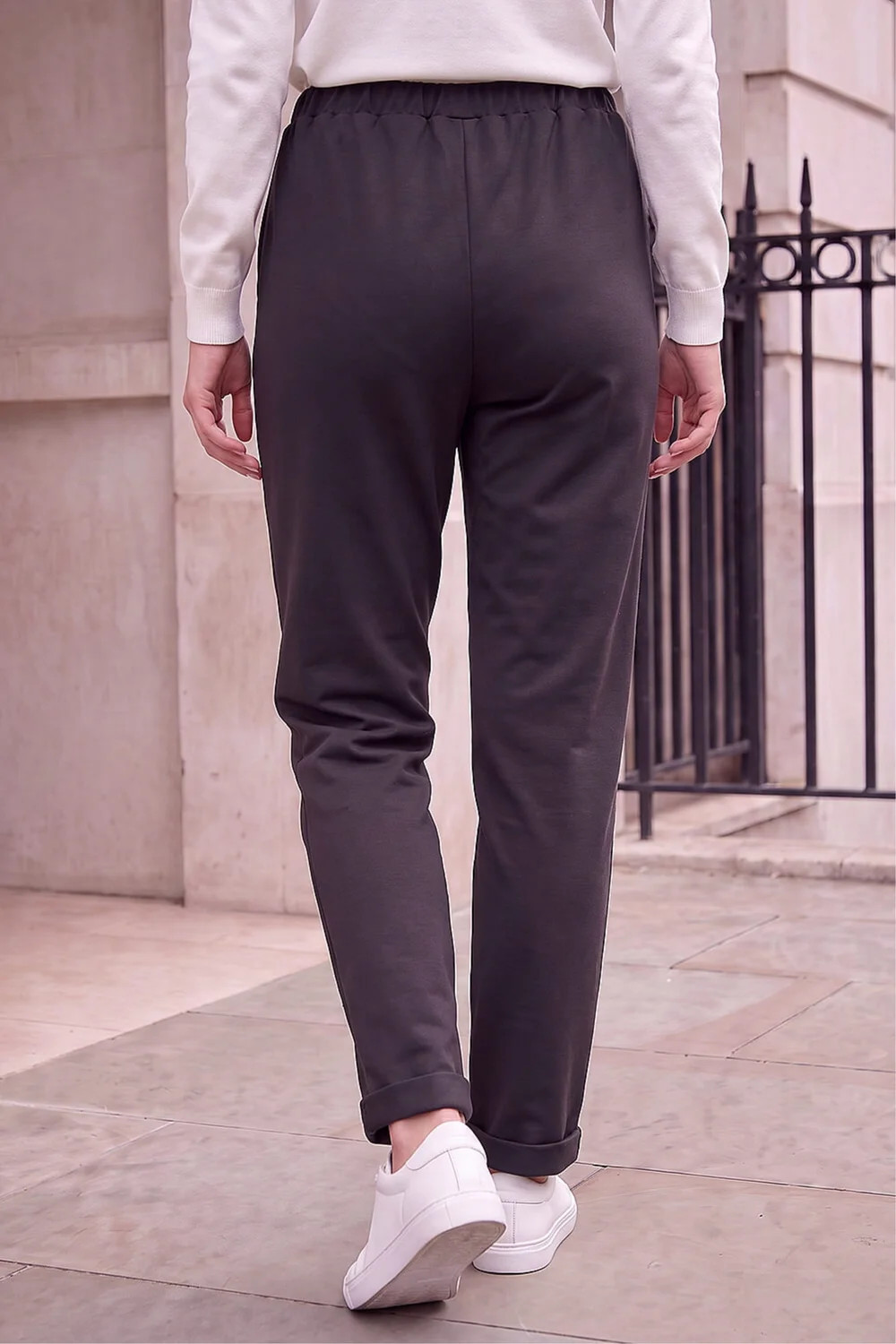 Roman Black Petite Ponte Trouser - 16 Image 3