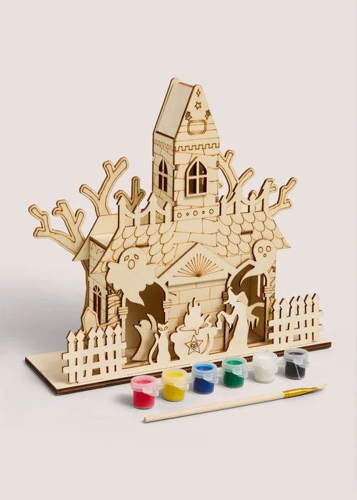 Paint Your Own Haunted House Activity Image 1