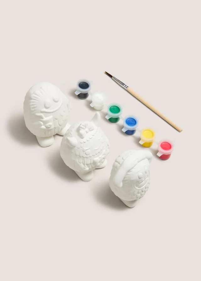 White Halloween Paint Your Own Characters