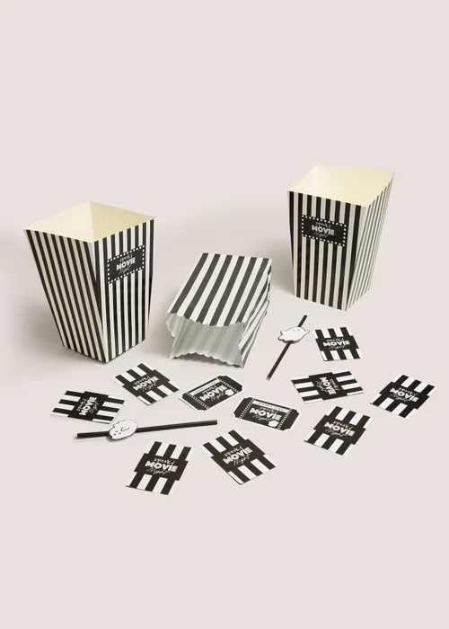 Black Stripe Monsters Movie Night Set Image 2