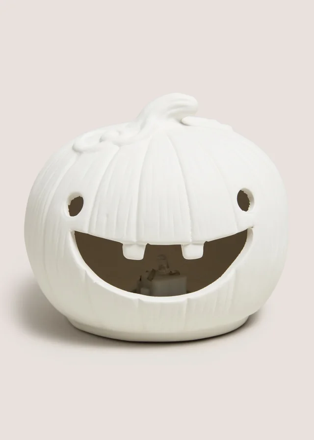 White Halloween Paint Your Own Pumpkin