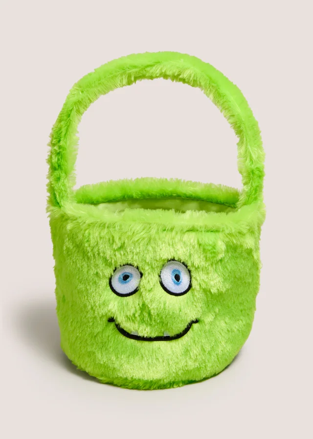 Green Monster Kids Storage Basket
