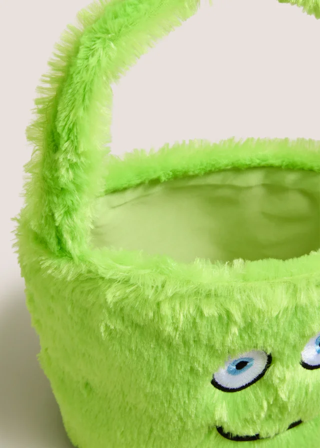 Green Monster Kids Storage Basket
