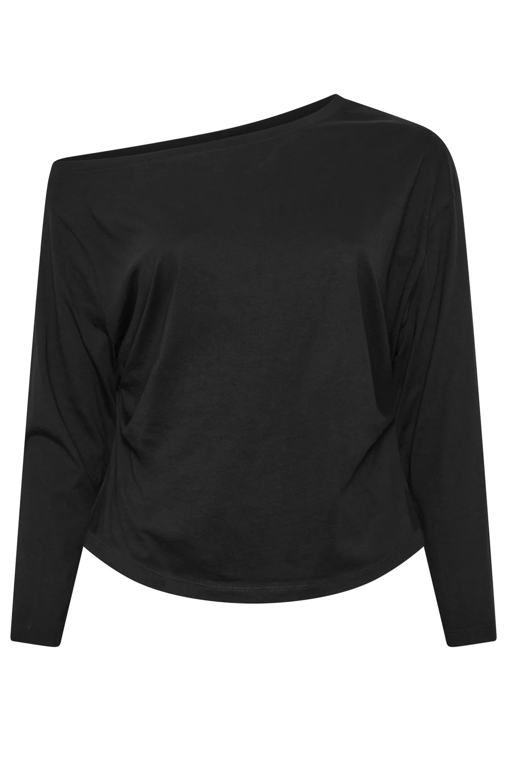 Yours Limited Curve Black Off Shoulder Long Sleeve Top - 22-24 Image 5