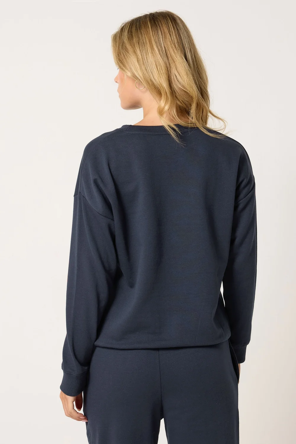 PixieGirl Petite Navy Blue Embroidered Sweatshirt - 8 Image 4