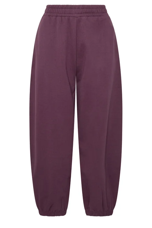 PixieGirl Petite Plum Purple Brushed Balloon Joggers - 8/L27 Image 3