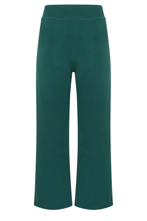PixieGirl Petite Dark Green Wide Leg Yoga Pants - 18/l27 Image 5