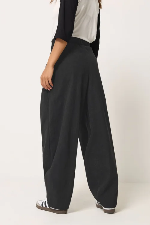 PixieGirl Petite Black Barrel Trousers - 12 Image 3