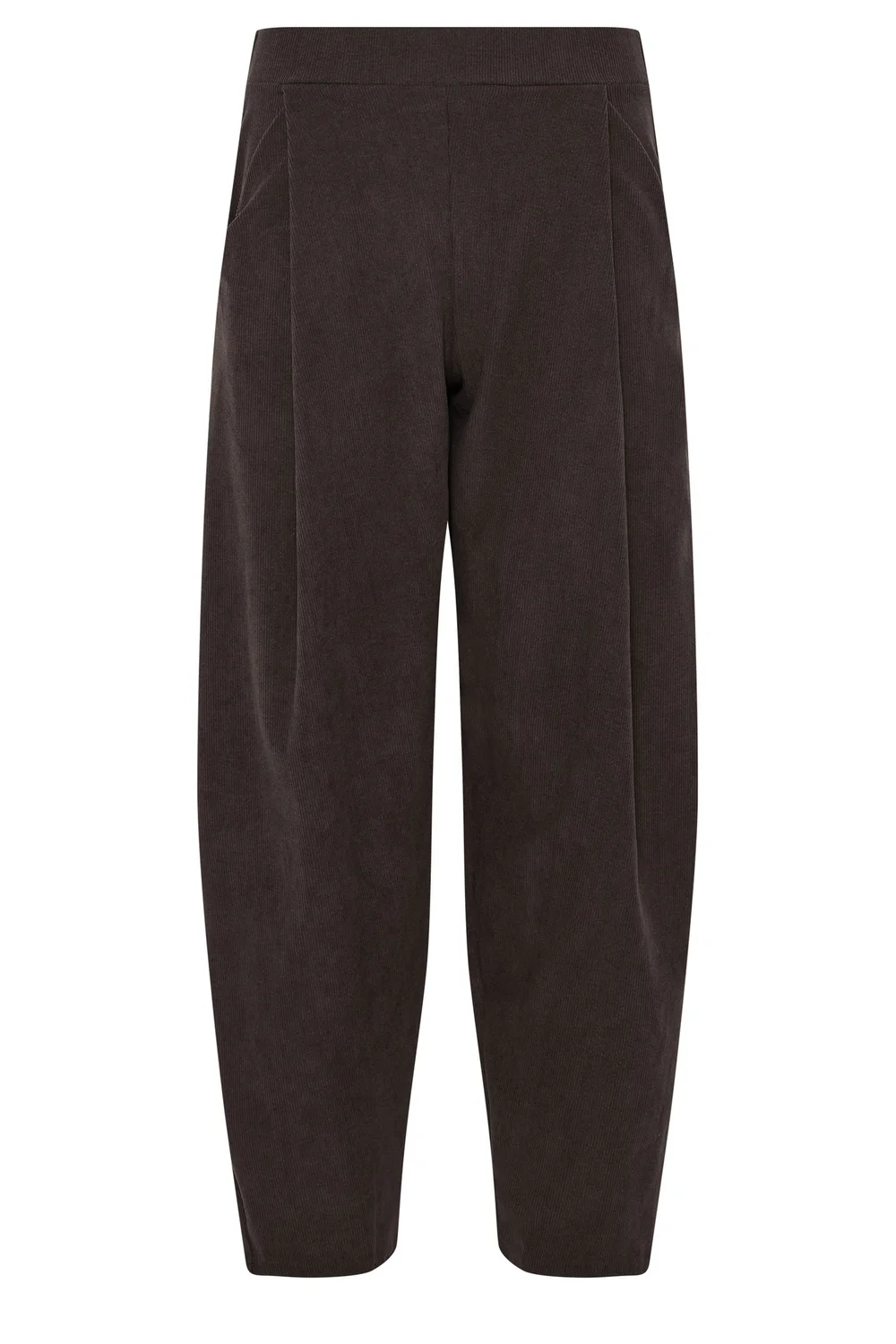 PixieGirl Petite Chocolate Brown Barrel Trousers - 18 Image 5