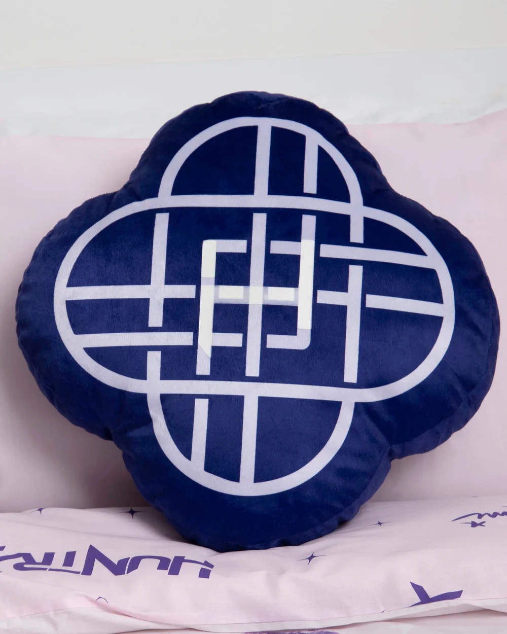 KPop Demon Hunters Purple Glow In The Dark Cushion - One Size Image 1