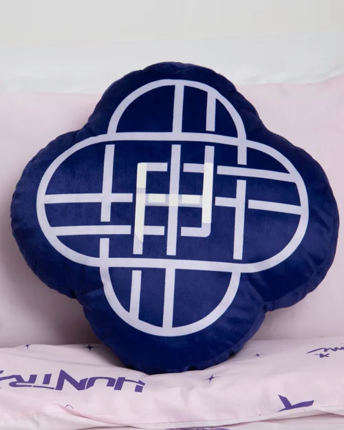 KPop Demon Hunters Purple Glow In The Dark Cushion - One Size Image 1