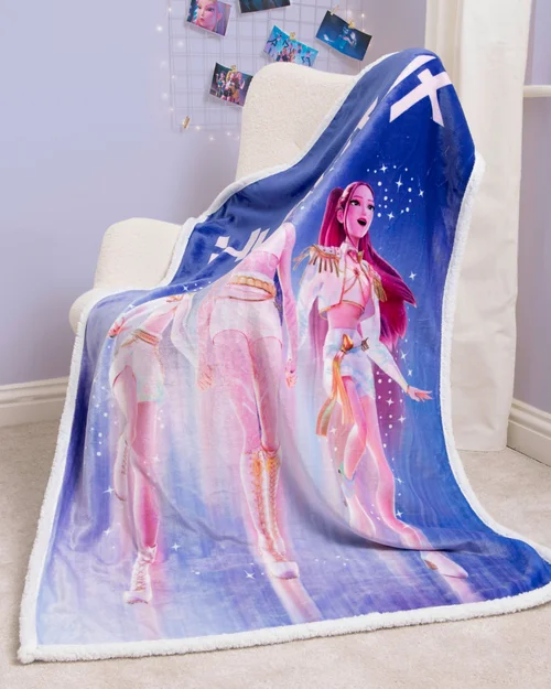 K-Pop Demon Hunters Celestial Sherpa Back Fleece - 100 x 150 Image 2
