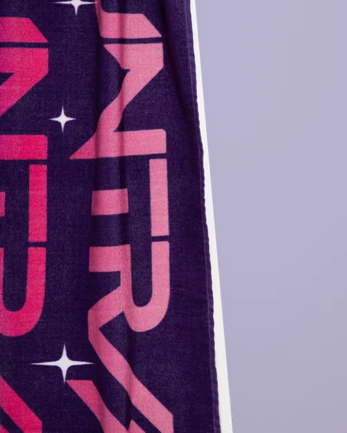 K-Pop Demon Hunters Sing Purple Towel - 70x140cm Image 3