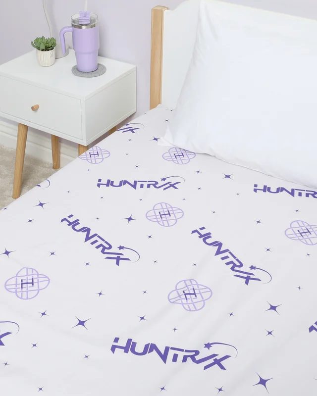 Kpop Demon Hunters Signatures Single Fitted Sheet