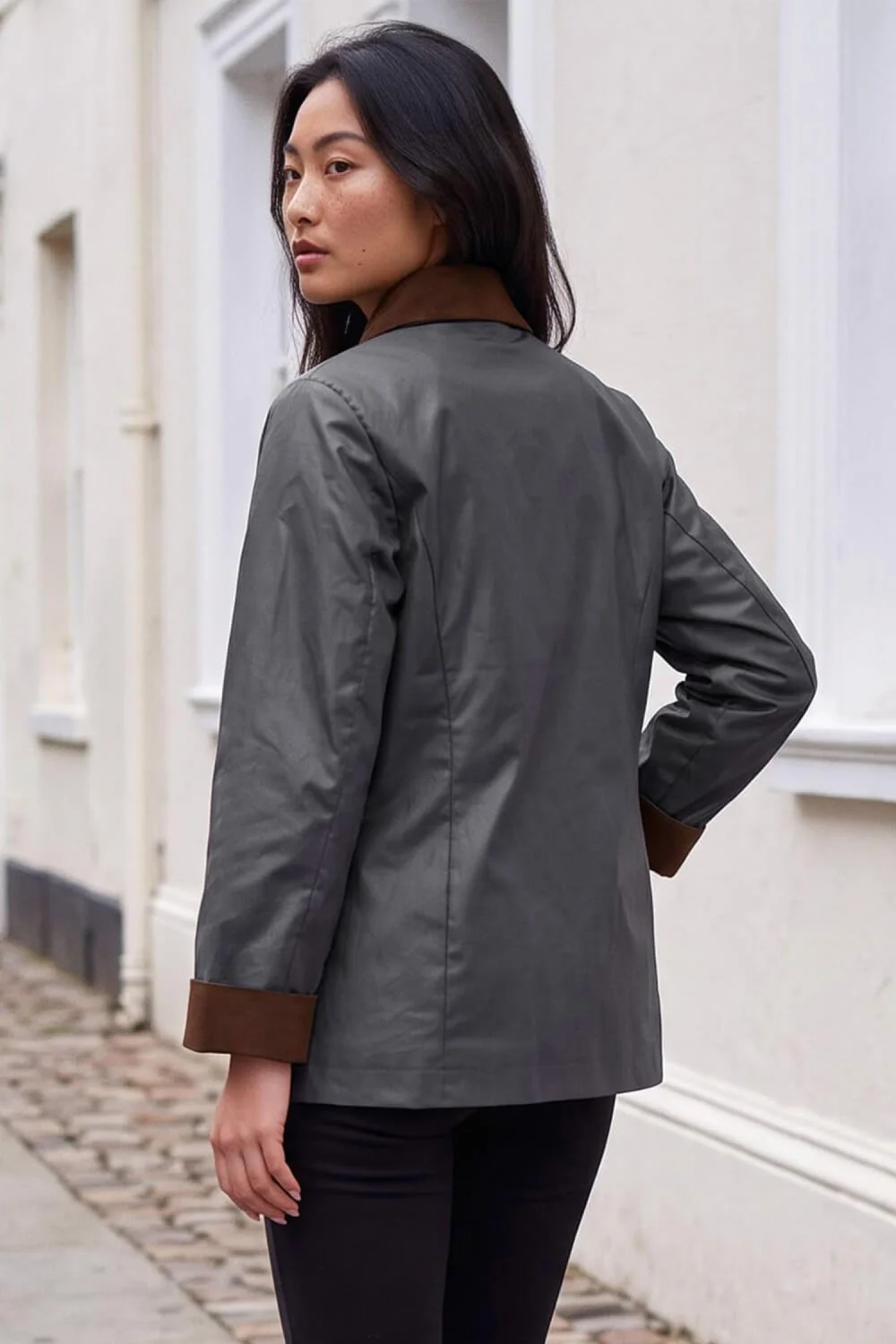 Roman Navy Petite Showerproof Coat - 16 Image 4