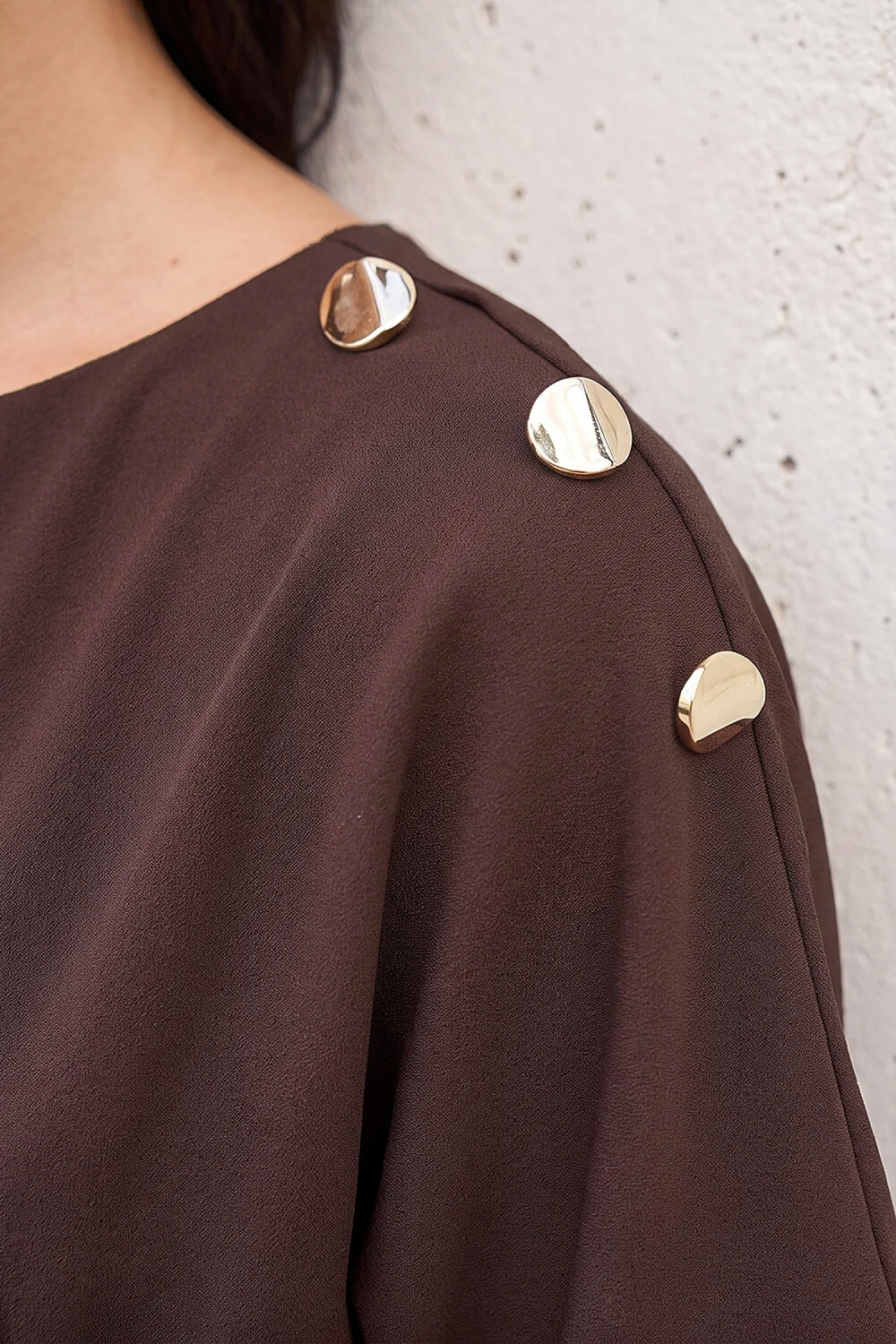 Roman Chocolate Petite Tie Waist Dress - 14 Image 4