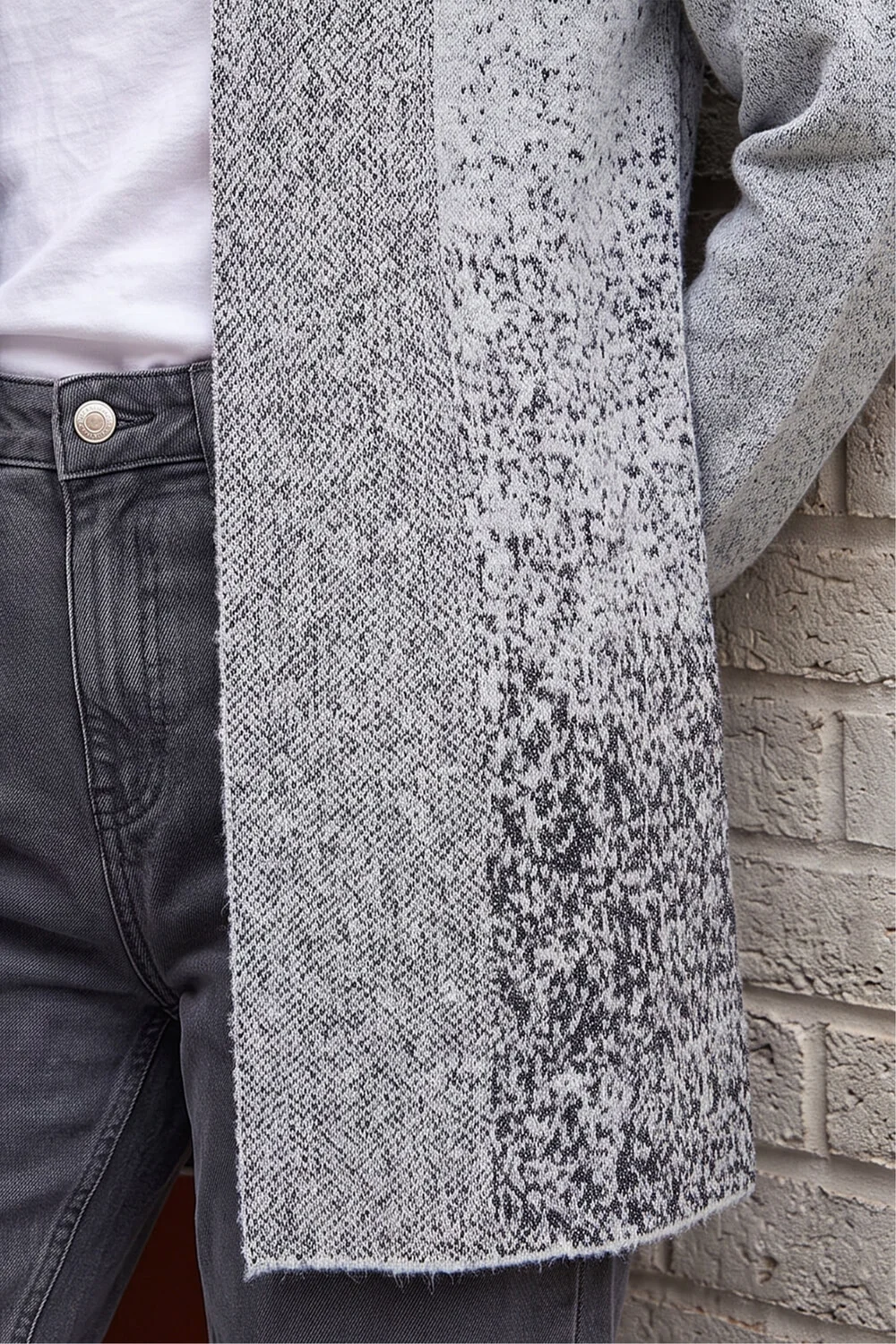 Roman Grey Shimmer Long Cardigan - 10 Image 4