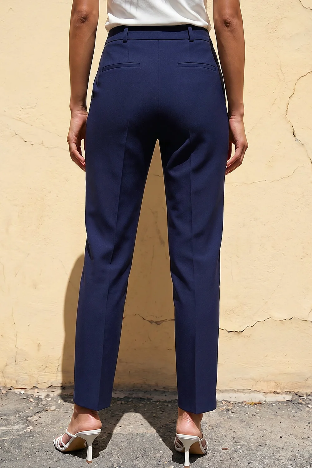 Roman Navy Short Slim Leg Trouser - 18 Image 3