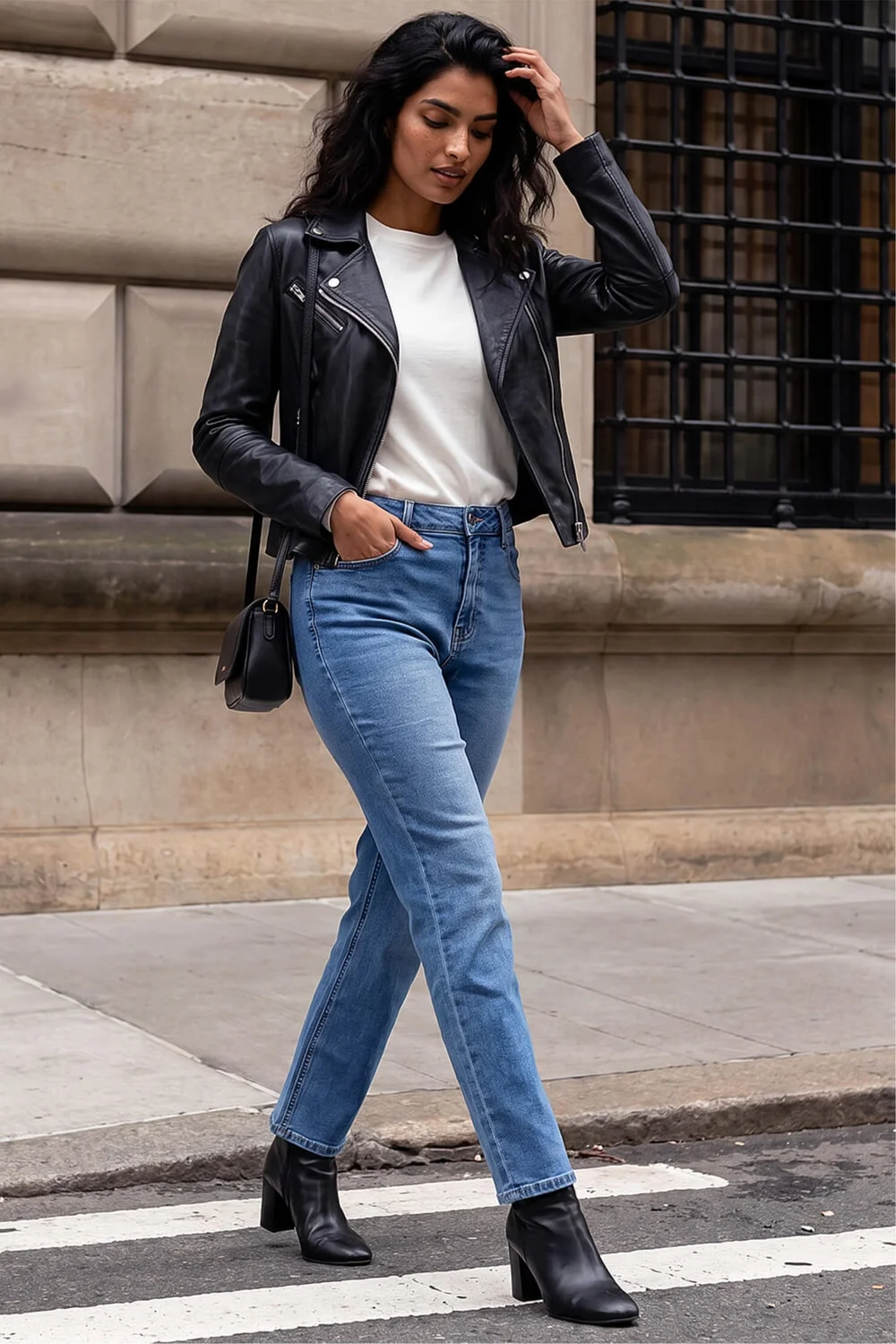 Roman Light Denim Slim Leg Stretch Jeans - 12 Image 1
