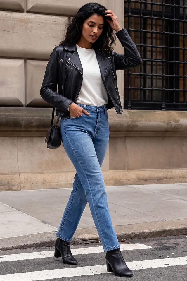 Roman Light Denim Slim Leg Stretch Jeans