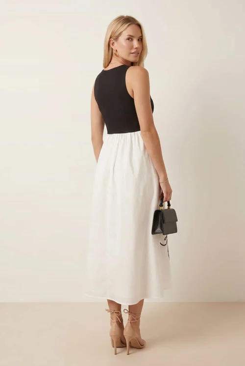 Style Cheat Mono Embroidered 2in1 Dress - 14 Image 6